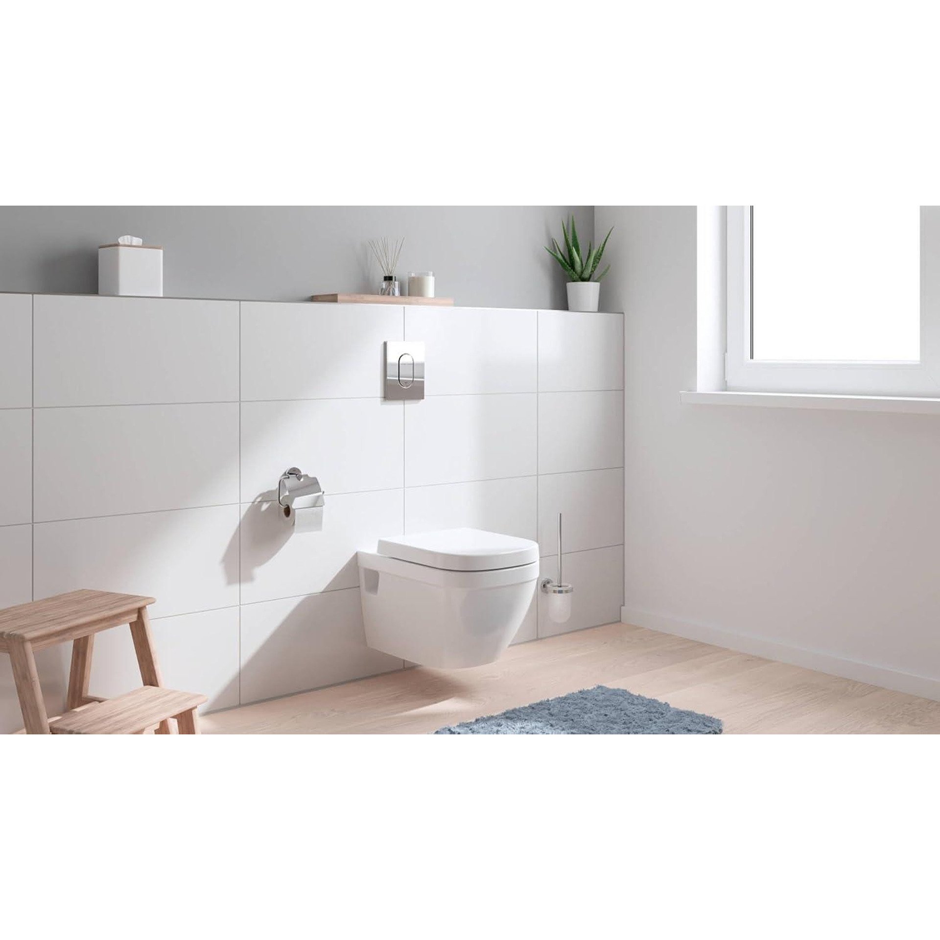 Стенна тоалетна чиния + седалка | GROHE Euro Ceramic