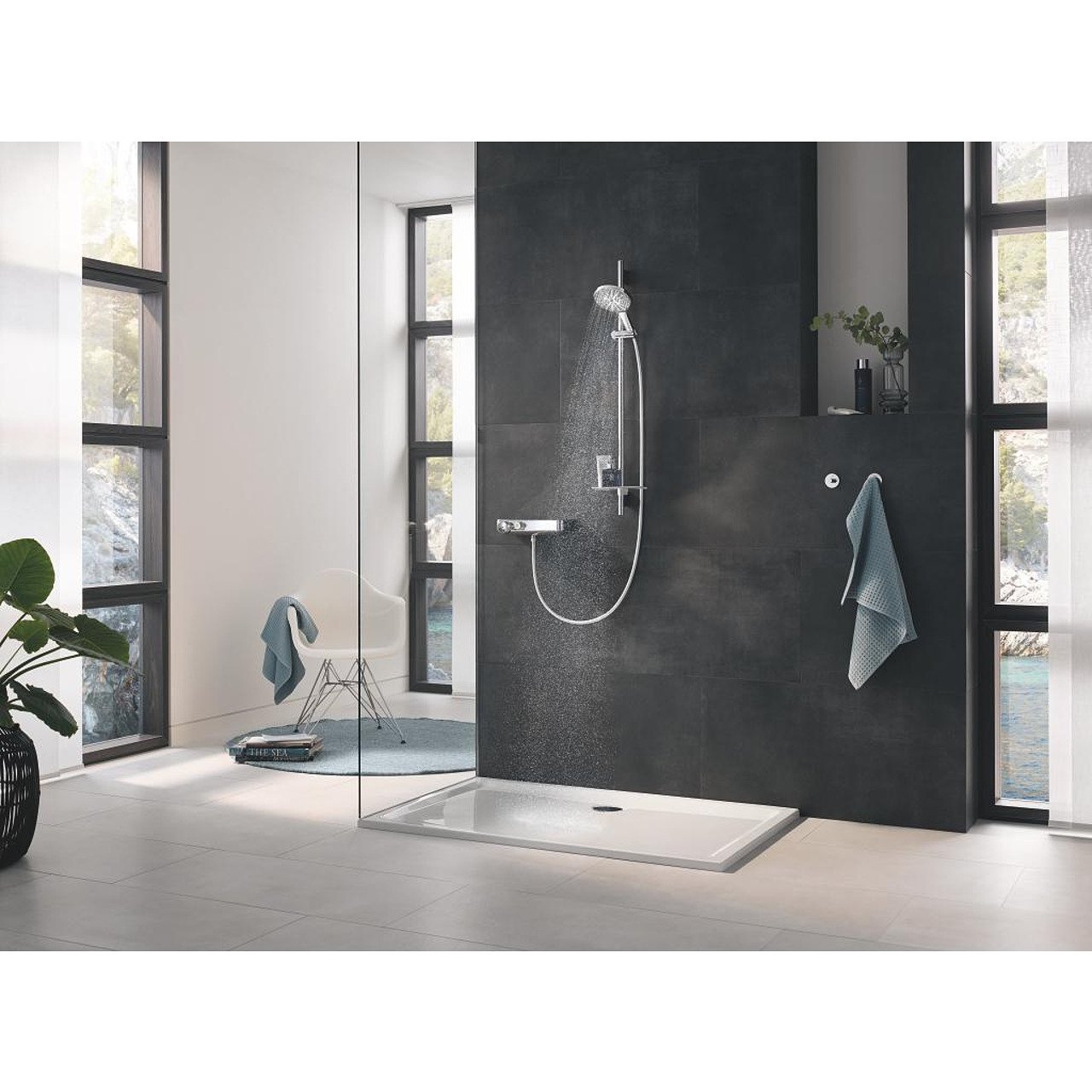 Тръбно окачване за душ | GROHE Rainshower SmartActive