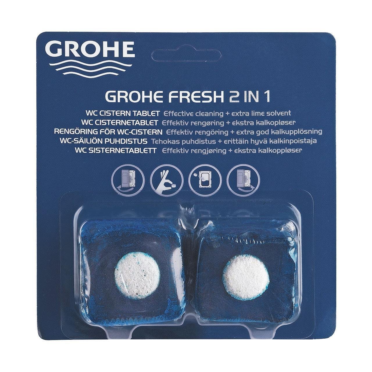 Почистващи таблетки за вградено казанче | GROHE Fresh