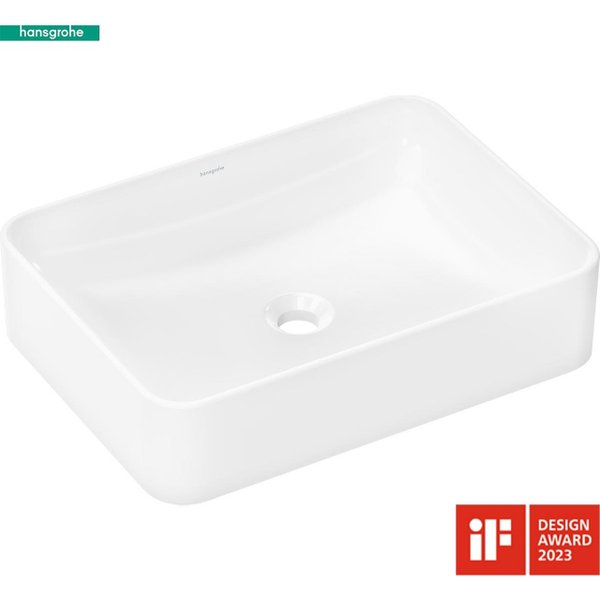 umu様 Овален умивалник тип купа 55см | HANSGROHE Xuniva U